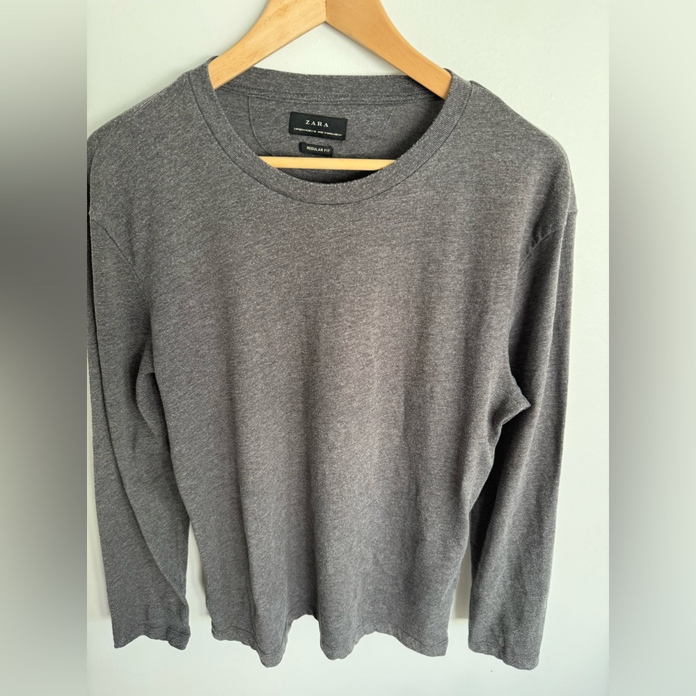 Zara Mens Long sleeve T Shirt